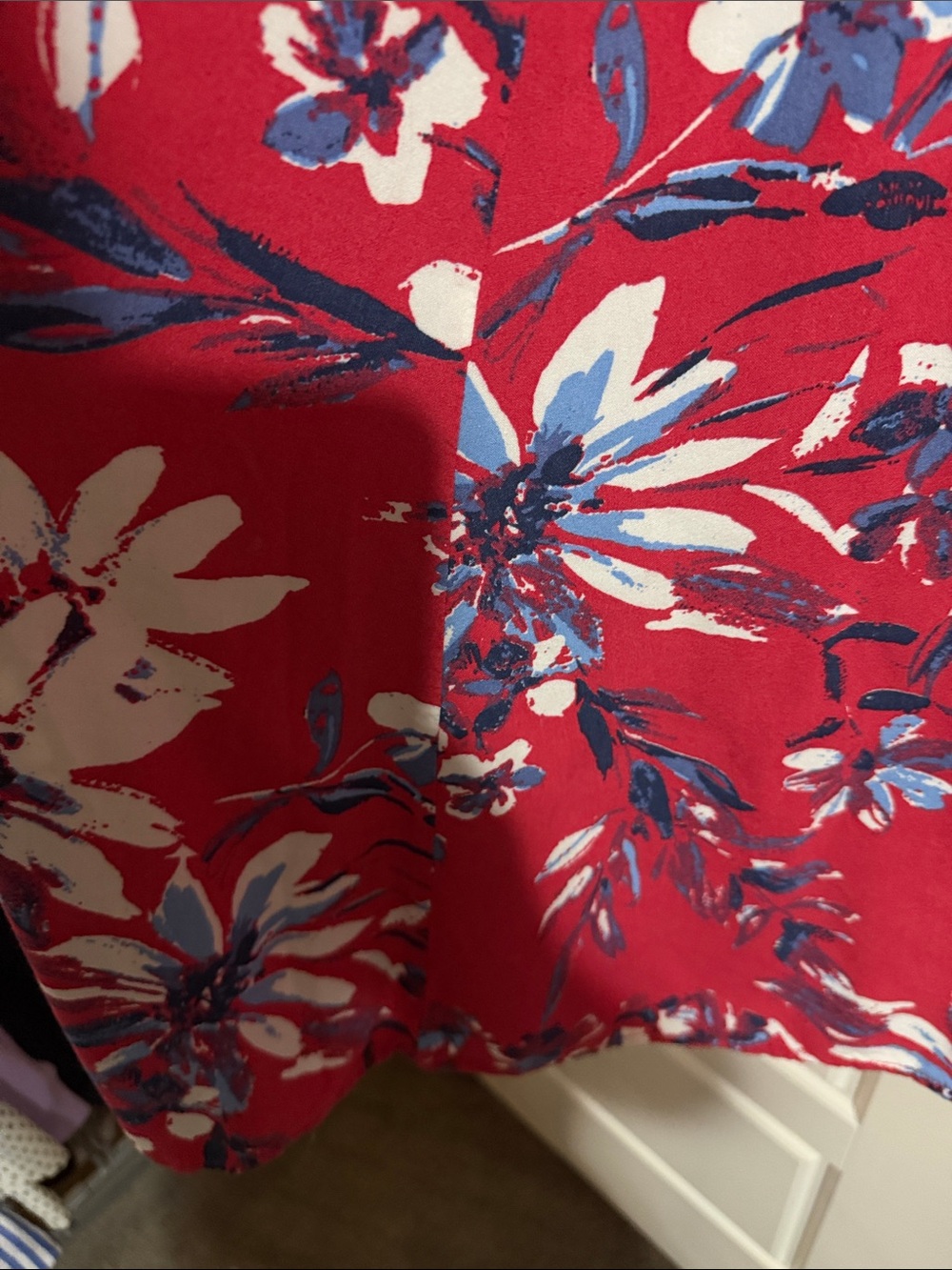 Bright Floral Strapless Maxi Dress - Picture 6 of 8